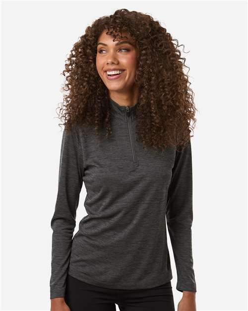 AllPro 4HM70L Women's Pro-Lock Performance M?ange Quarter-Zip Pullover - Front view