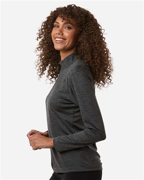 AllPro 4HM70L Women's Pro-Lock Performance M?ange Quarter-Zip Pullover - Side view