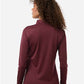 AllPro 4HM70L Women's Pro-Lock Performance M?ange Quarter-Zip Pullover - Back view