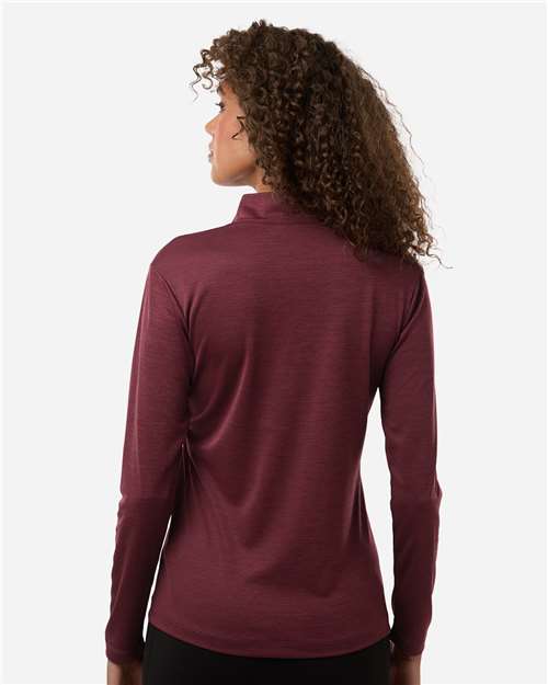 AllPro 4HM70L Women's Pro-Lock Performance M?ange Quarter-Zip Pullover - Back view