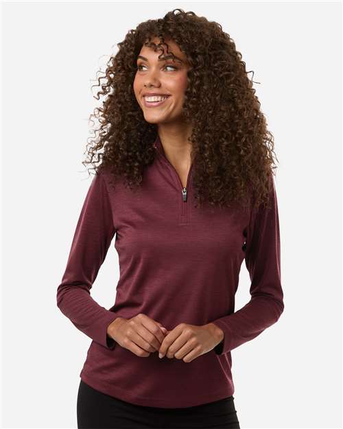 AllPro 4HM70L Women's Pro-Lock Performance M?ange Quarter-Zip Pullover - Front view