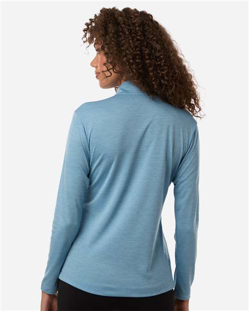 AllPro 4HM70L Women's Pro-Lock Performance M?ange Quarter-Zip Pullover - Back view