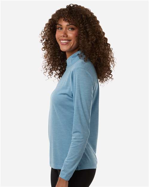 AllPro 4HM70L Women's Pro-Lock Performance M?ange Quarter-Zip Pullover - Side view