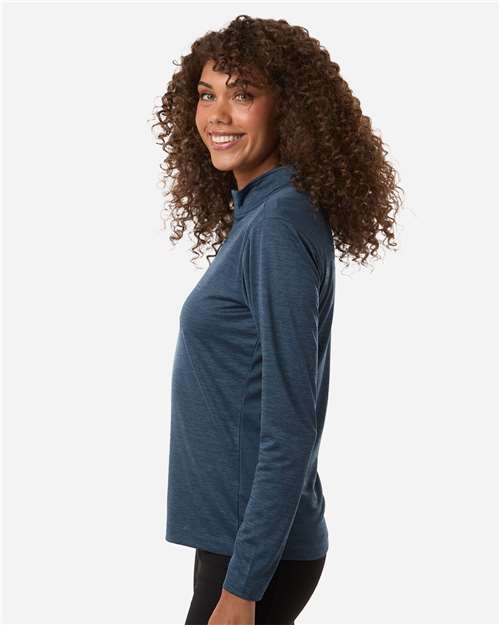 AllPro 4HM70L Women's Pro-Lock Performance M?ange Quarter-Zip Pullover - Side view