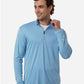 AllPro 41870 Men's Pro-Lock Performance Quarter-Zip Pullover - Front view