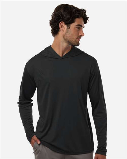 AllPro 48510 Unisex Pro-Lock Performance Hooded Long Sleeve T-Shirt - Front view