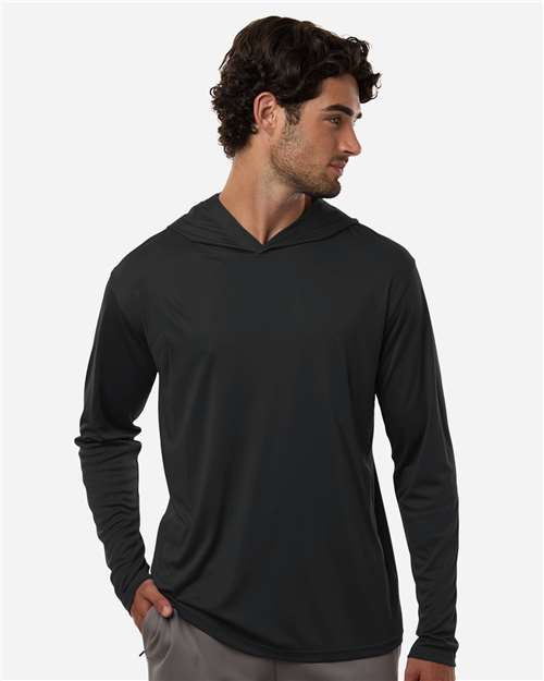 AllPro 48510 Unisex Pro-Lock Performance Hooded Long Sleeve T-Shirt - Front view