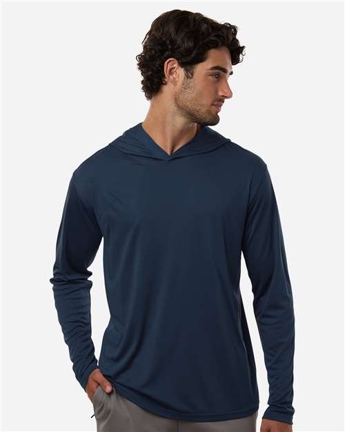 AllPro 48510 Unisex Pro-Lock Performance Hooded Long Sleeve T-Shirt - Front view