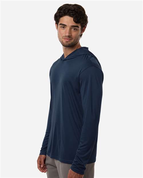 AllPro 48510 Unisex Pro-Lock Performance Hooded Long Sleeve T-Shirt - Side view