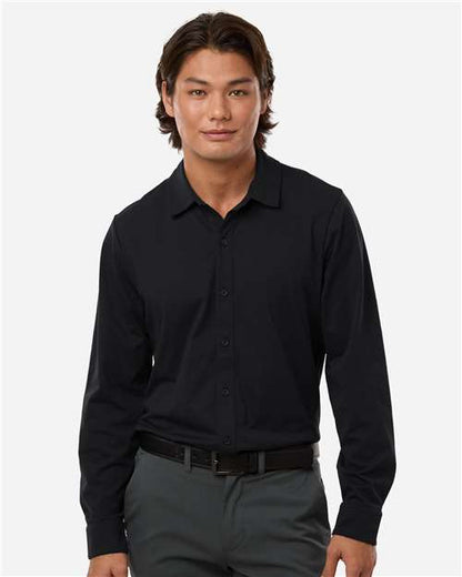 AllPro 41SPLS Men's Pro-Flex Sorona? Button Down Shirt - Front view