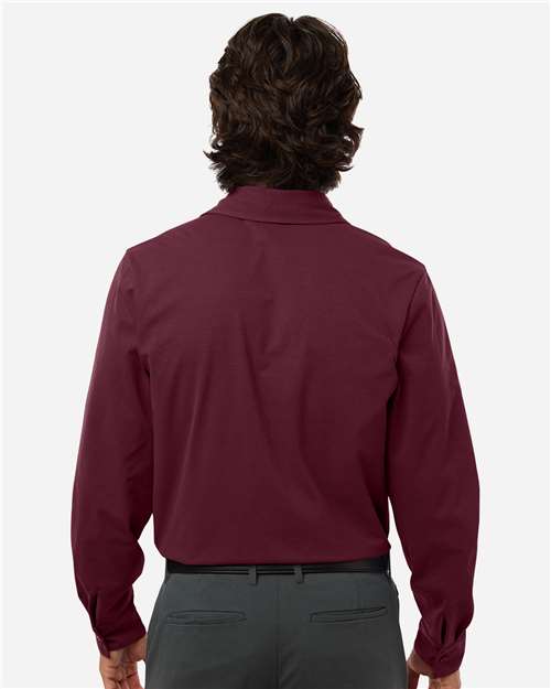 AllPro 41SPLS Men's Pro-Flex Sorona? Button Down Shirt - Back view