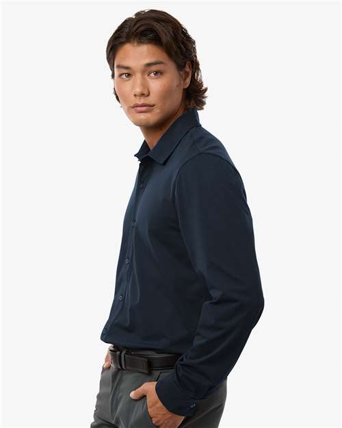 AllPro 41SPLS Men's Pro-Flex Sorona? Button Down Shirt - Side view
