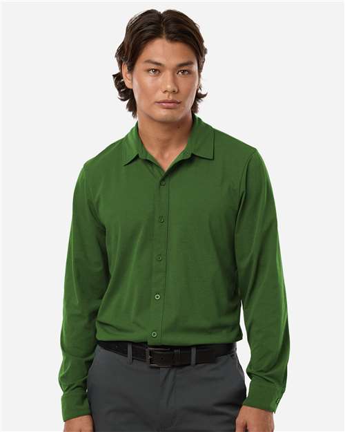 AllPro 41SPLS Men's Pro-Flex Sorona? Button Down Shirt - Front view