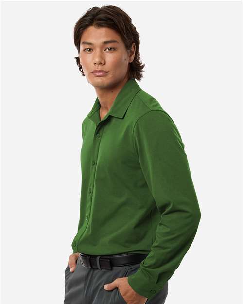 AllPro 41SPLS Men's Pro-Flex Sorona? Button Down Shirt - Side view