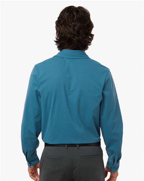 AllPro 41SPLS Men's Pro-Flex Sorona? Button Down Shirt - Back view