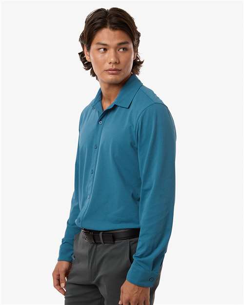 AllPro 41SPLS Men's Pro-Flex Sorona? Button Down Shirt - Side view