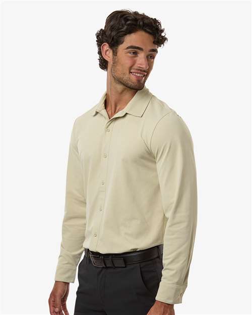 AllPro 41SPLS Men's Pro-Flex Sorona? Button Down Shirt - Side view