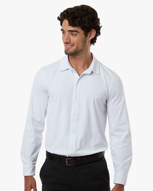 AllPro 41SPLS Men's Pro-Flex Sorona? Button Down Shirt - Front view