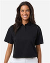 AllPro 41SPML Women's Pro-Flex Sorona? Boxy Polo - Front view