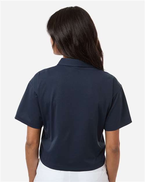 AllPro 41SPML Women's Pro-Flex Sorona? Boxy Polo - Back view