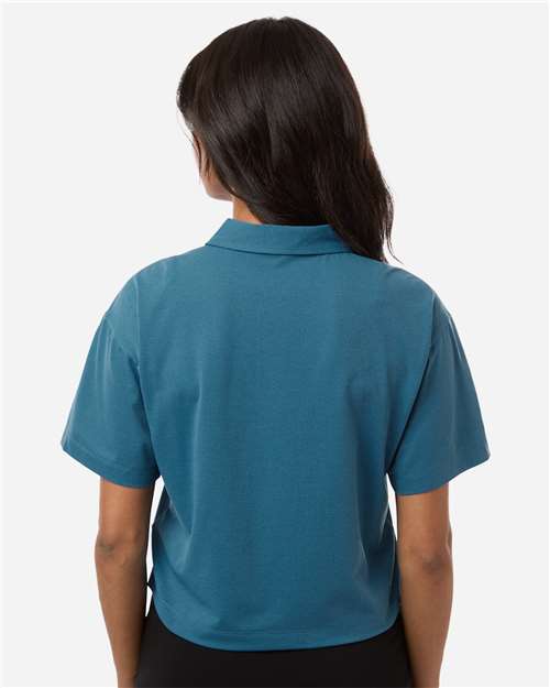 AllPro 41SPML Women's Pro-Flex Sorona? Boxy Polo - Back view