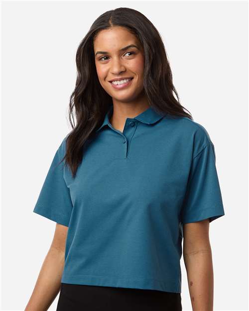 AllPro 41SPML Women's Pro-Flex Sorona? Boxy Polo - Front view