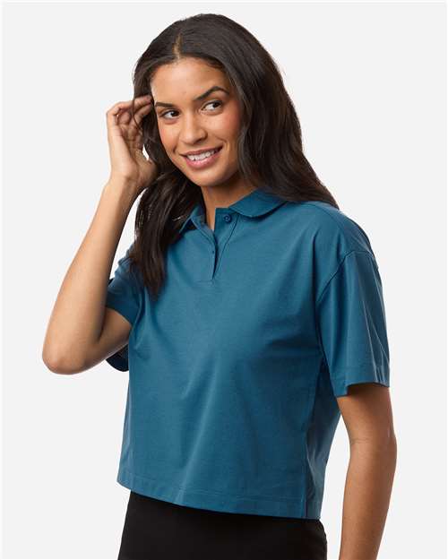 AllPro 41SPML Women's Pro-Flex Sorona? Boxy Polo - Side view