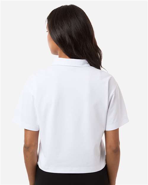 AllPro 41SPML Women's Pro-Flex Sorona? Boxy Polo - Back view