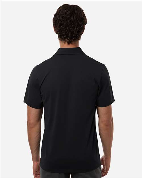 AllPro 41SPSS Men's Pro-Flex Sorona? Button Down Short Sleeve Shirt - Back view