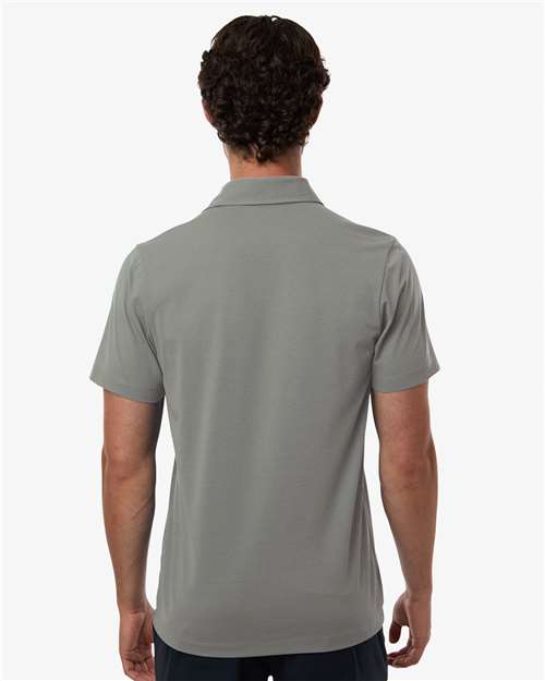 AllPro 41SPSS Men's Pro-Flex Sorona? Button Down Short Sleeve Shirt - Back view
