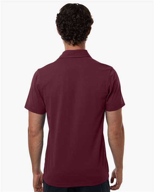 AllPro 41SPSS Men's Pro-Flex Sorona? Button Down Short Sleeve Shirt - Back view