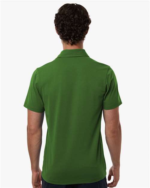 AllPro 41SPSS Men's Pro-Flex Sorona? Button Down Short Sleeve Shirt - Back view