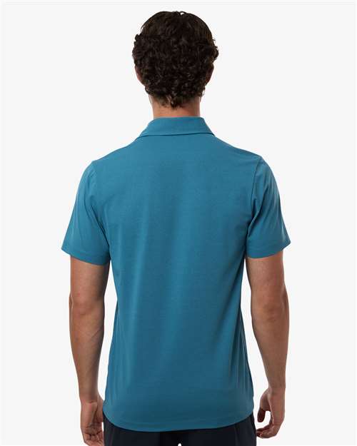 AllPro 41SPSS Men's Pro-Flex Sorona? Button Down Short Sleeve Shirt - Back view