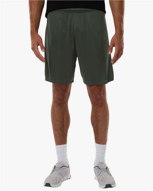 AllPro 48SH0 Men's Pro-Lock Performance 7" Shorts with Pockets - Front view
