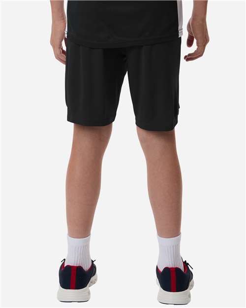 AllPro 48SH0Y Youth Pro-Lock Performance 7" Shorts with Pockets - Back view
