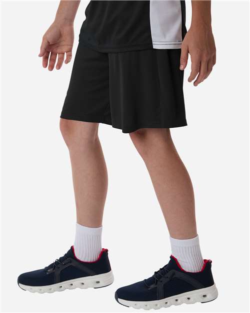 AllPro 48SH0Y Youth Pro-Lock Performance 7" Shorts with Pockets - Side view