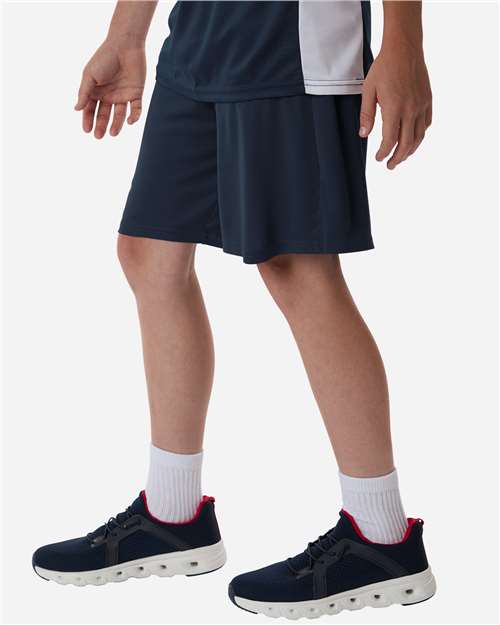 AllPro 48SH0Y Youth Pro-Lock Performance 7" Shorts with Pockets - Side view