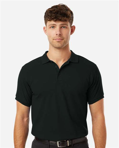 AllPro 62800T Men's Tall Pique Polo - Front view