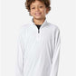 AllPro 41870Y Youth Pro-Lock Performance Quarter-Zip Pullover - Front view