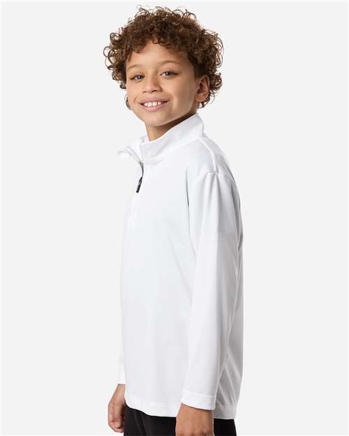 AllPro 41870Y Youth Pro-Lock Performance Quarter-Zip Pullover - Side view