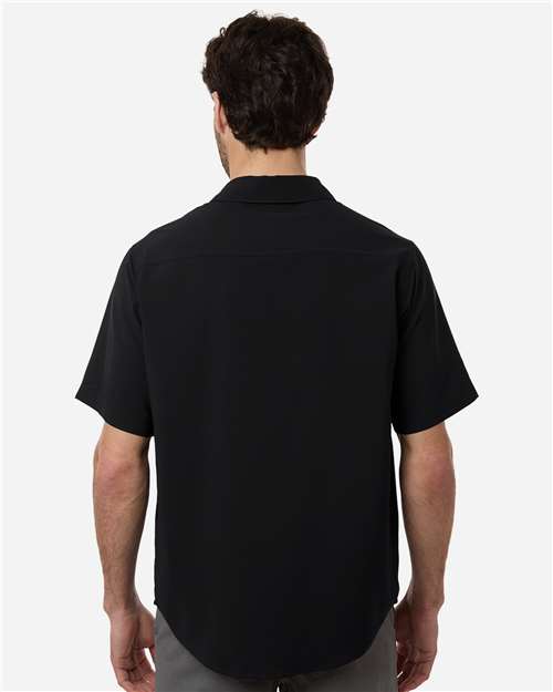 CORE365 CE520 Men's UltraUVP Shoreline Short Sleeve Staff Shirt - Back view