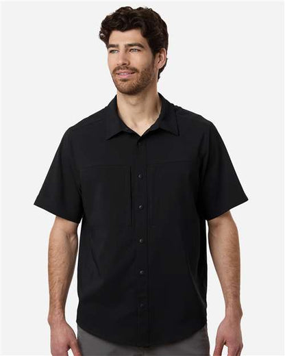 CORE365 CE520 Men's UltraUVP Shoreline Short Sleeve Staff Shirt - Front view