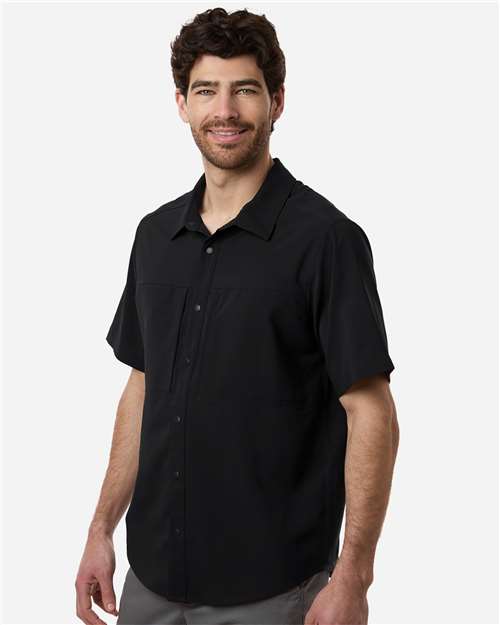 CORE365 CE520 Men's UltraUVP Shoreline Short Sleeve Staff Shirt - Side view