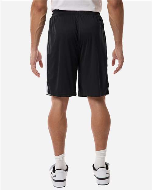 Team 365 TT115B Unisex Zone Performance Reversible Shorts - Back view