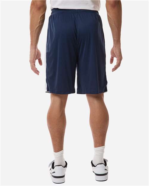 Team 365 TT115B Unisex Zone Performance Reversible Shorts - Back view