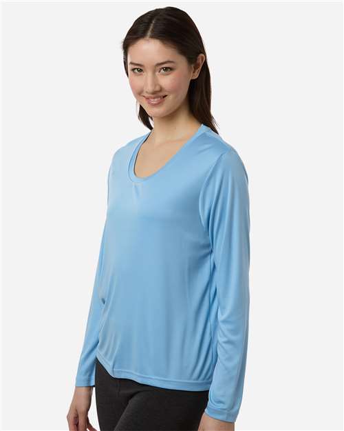 CORE365 CE10LW Women's Capital Performance Long Sleeve T-Shirt - Side view