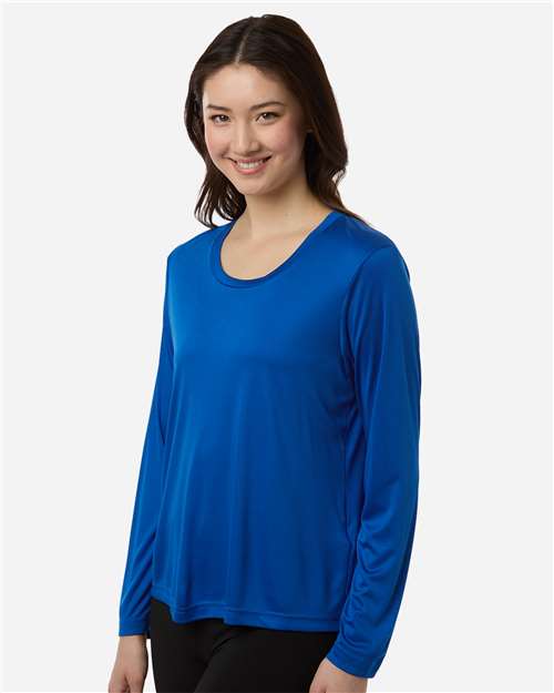 CORE365 CE10LW Women's Capital Performance Long Sleeve T-Shirt - Side view