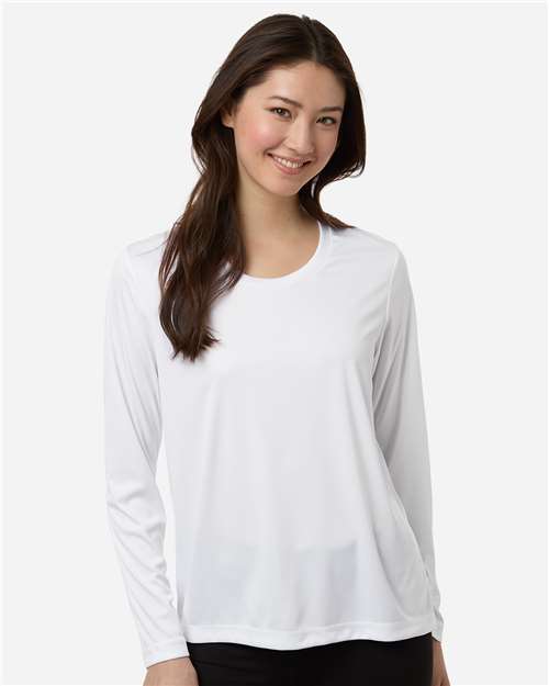 CORE365 CE10LW Women's Capital Performance Long Sleeve T-Shirt - Front view