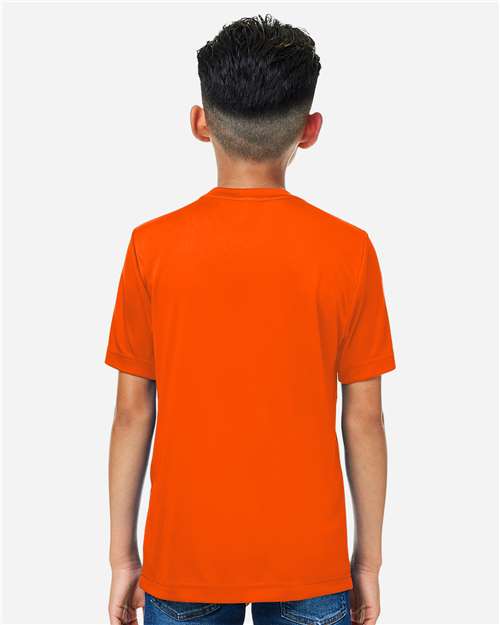 CORE365 CE10Y Youth Capital Performance T-Shirt - Back view