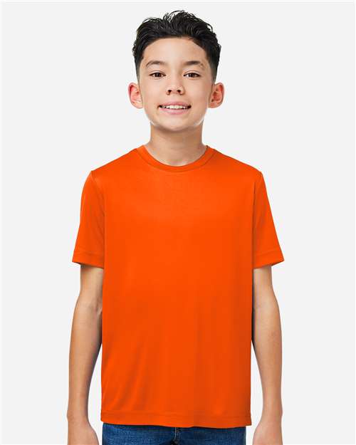CORE365 CE10Y Youth Capital Performance T-Shirt - Front view